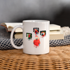 Scarlet macaw Parrot Art Print Coffee/Tea Mug - white