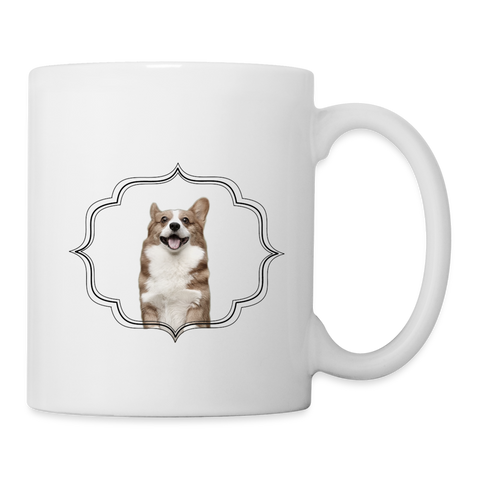 Lovely Pembroke Welsh Corgi Print Coffee/Tea Mug - white