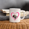 Petit Basset Griffon Vendéen On Heart Coffee/Tea Mug - white