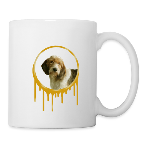 Cute Petit Basset Griffon Vendéen Print Coffee/Tea Mug - white