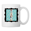 Platy Fish Print Coffee/Tea Mug - white