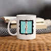 Platy Fish Print Coffee/Tea Mug - white