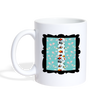 Platy Fish Print Coffee/Tea Mug - white