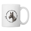 Pharaoh Hound Print Coffee/Tea Mug - white