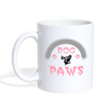 Dog Paws Art Print Coffee/Tea Mug - white