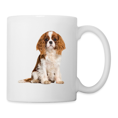 Cavaliever King Charles Spaniel Print Coffee/Tea Mug - white