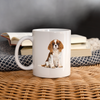 Cavaliever King Charles Spaniel Print Coffee/Tea Mug - white