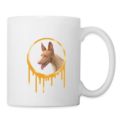 Cute Pharaoh Hound Print Coffee/Tea Mug - white