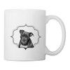 Pit Bull Terrier Print Coffee/Tea Mug - white