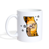 Pembroke Welsh Corgi Dog Print Coffee/Tea Mug - white