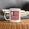 Poodle USA Print Coffee/Tea Mug - white