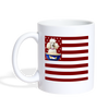 Poodle USA Print Coffee/Tea Mug - white