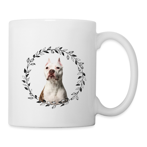 American Pit Bull Terrier Print Coffee/Tea Mug - white