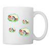 Alaskan Malamute Dog Print Coffee/Tea Mug - white