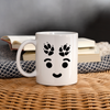 Smile With Paws Print Coffee/Tea Mug - white