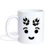 Smile With Paws Print Coffee/Tea Mug - white