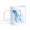 Shark Print Coffee/Tea Mug - white