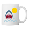 Amazing Shark Print Coffee/Tea Mug - white