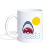 Amazing Shark Print Coffee/Tea Mug - white