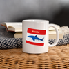 Shark Fish Print Coffee/Tea Mug - white