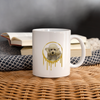 Poodle Print Coffee/Tea Mug - white