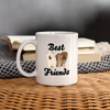 Chow Chow Best Friends Print Coffee/Tea Mug - white