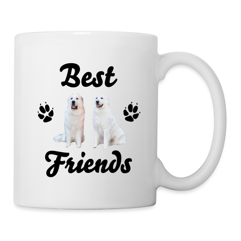 Great Pyrenees Best Friends Print Coffee/Tea Mug - white