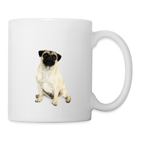 Amazing Pug Print Coffee/Tea Mug - white