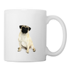 Amazing Pug Print Coffee/Tea Mug - white