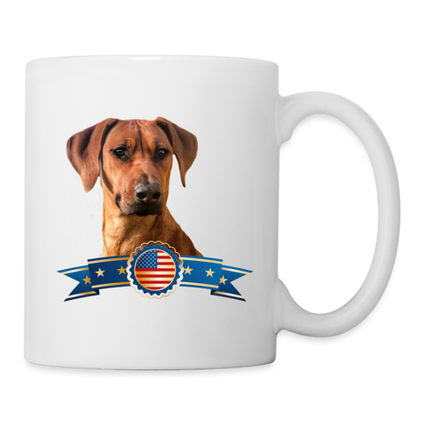 Rhodesian Ridgeback Print Coffee/Tea Mug - white