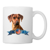 Rhodesian Ridgeback Print Coffee/Tea Mug - white