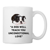 Boston Terrier Love Print Coffee/Tea Mug - white