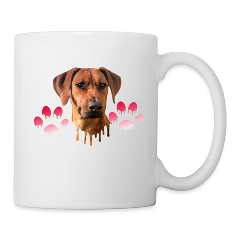 Rhodesian Ridgeback Art Print Coffee/Tea Mug - white