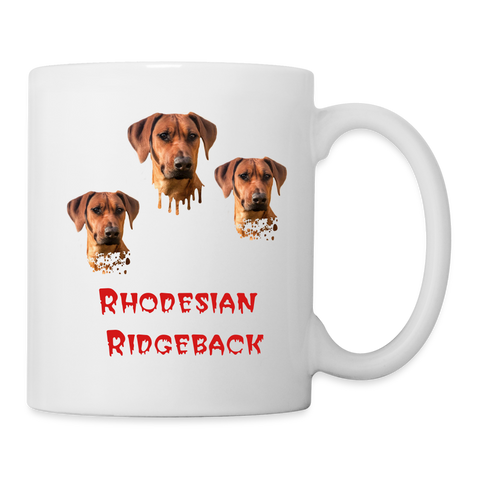 Rhodesian Ridgeback Print Coffee/Tea Mug - white