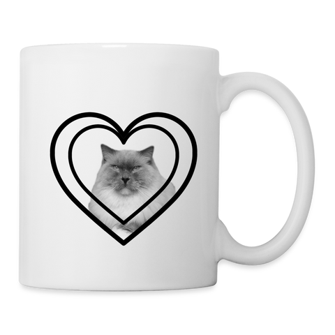 Ragdoll Cat Print Coffee/Tea Mug - white