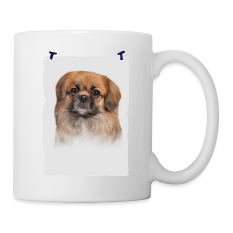 Tibetan spaniel Print Coffee/Tea Mug - white