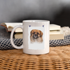 Tibetan spaniel Print Coffee/Tea Mug - white