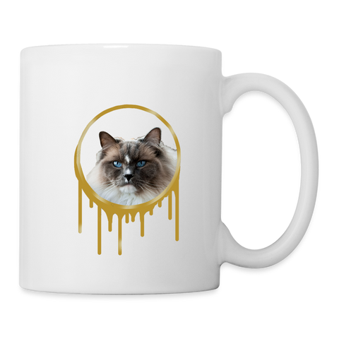 Cute Ragdoll Cat Print Coffee/Tea Mug - white