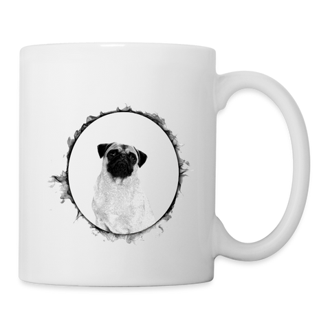 Amazing Pug Print Coffee/Tea Mug - white