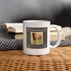 Redbone Coonhound Paws Print Coffee/Tea Mug - white