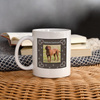 Redbone Coonhound Paws Print Coffee/Tea Mug - white