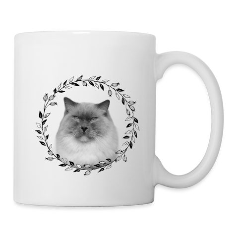 Lovely Ragdoll Cat Print Coffee/Tea Mug - white