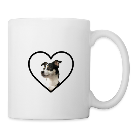 Rat Terrier Print Coffee/Tea Mug - white