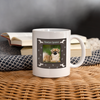 Tibetan Spaniel Paws Print Coffee/Tea Mug - white