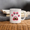 Belted Galloway Cattle Love Print Coffee/Tea Mug - white