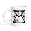 Singapura Cat Print Coffee/Tea Mug - white