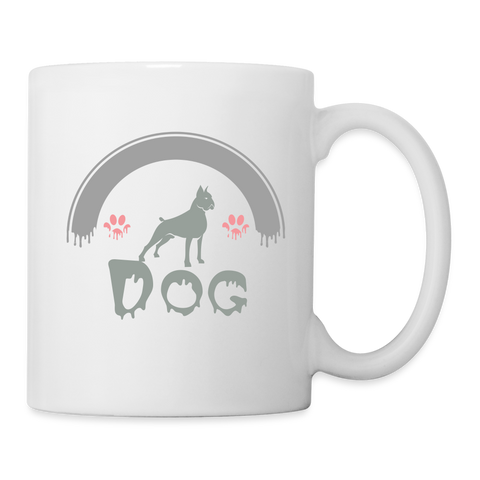 Dog Art Print Coffee/Tea Mug - white