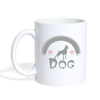 Dog Art Print Coffee/Tea Mug - white