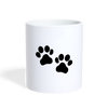 Scottish Terrier Paws Print Coffee/Tea Mug - white