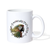 Lovely Red-And-Green Macaw Print Coffee/Tea Mug - white